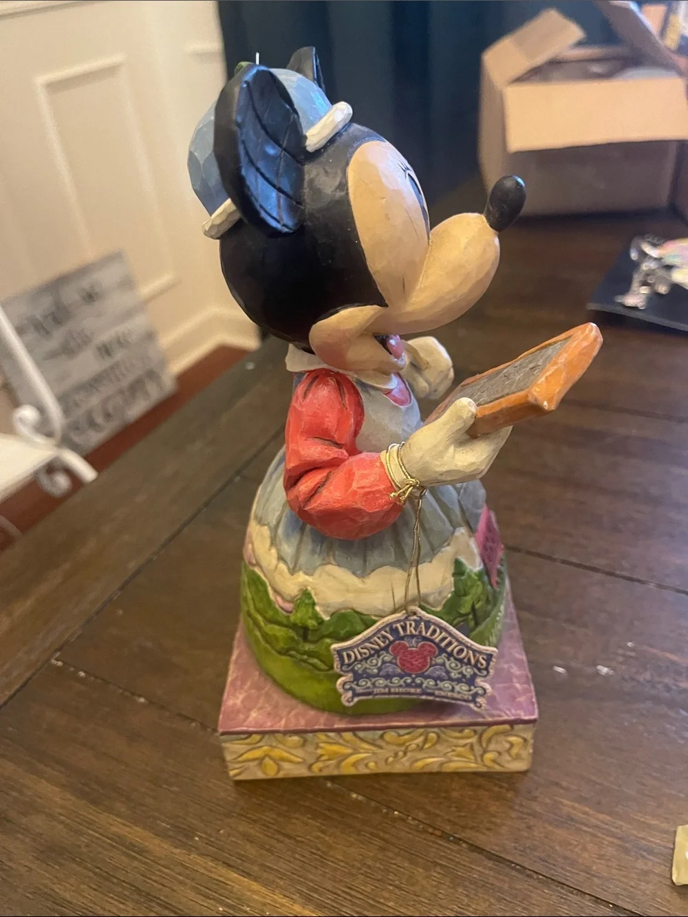 Missing* Hand-Painted Minnie Mouse Kitchen Figurine - Multicolor